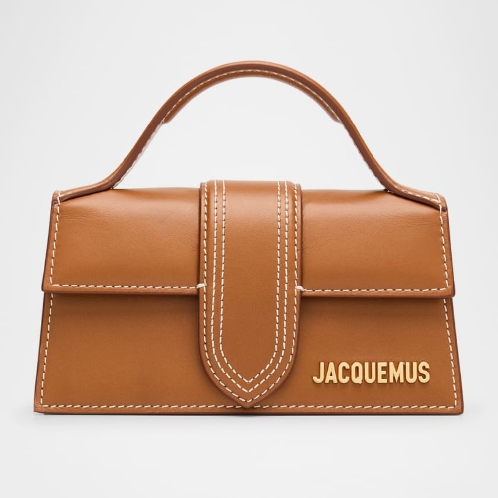 Jacquemus Tan Le bambino Leather Top-Handle Bag